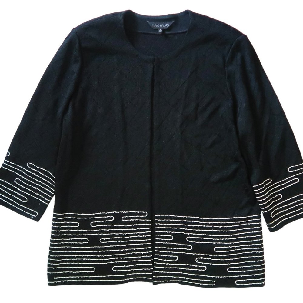 Ming Wang Open Front Jacket - image 3